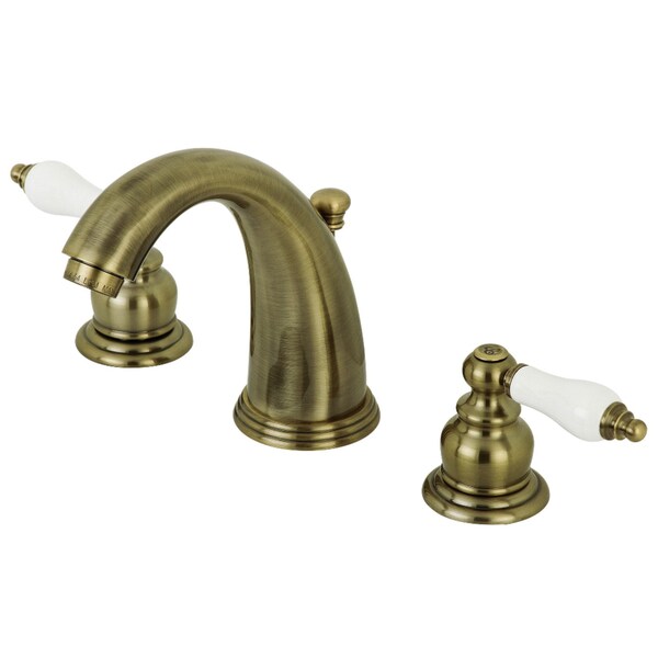 Kingston Brass KB983PLAB Victorian 2-Handle 8" Widespread Bathroom Faucet, Brass KB983PLAB - main